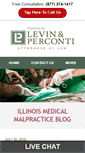 Mobile Screenshot of medicalmalpractice.levinperconti.com